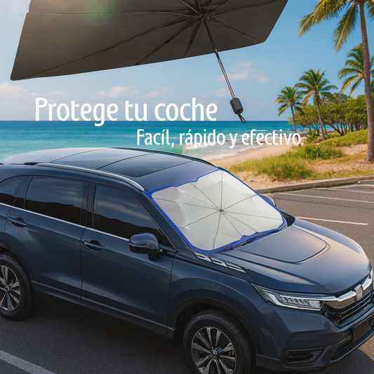 El Parasol para tu Coche - Protección Solar Instantánea : SundGuard