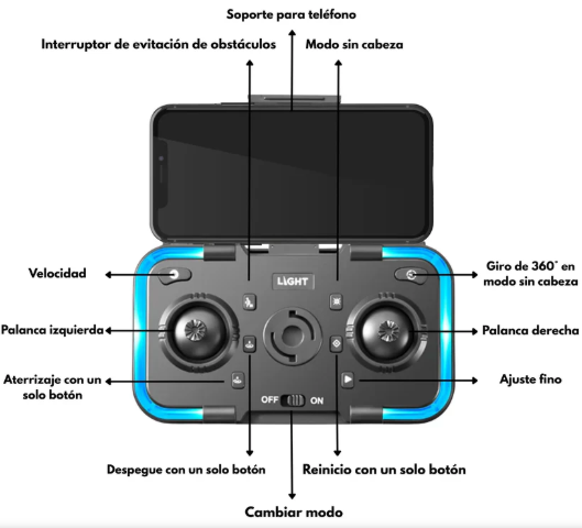Mini Dron 4K K102PRO™ con Evitación de Obstáculos