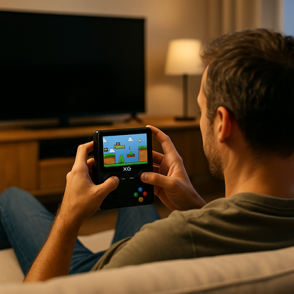 GameMemories X6™ – Consola Retro + Funda Protectora