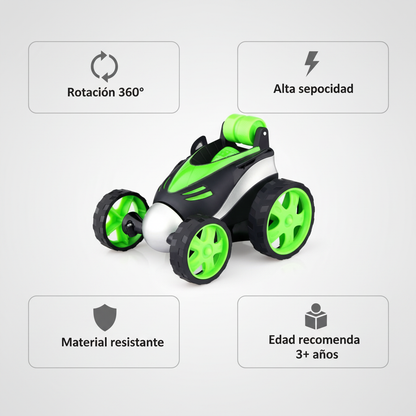 Coche teledirigido acrobático - Infografía de características