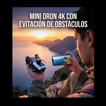 Mini Dron 4K K102PRO™ con Evitación de Obstáculos