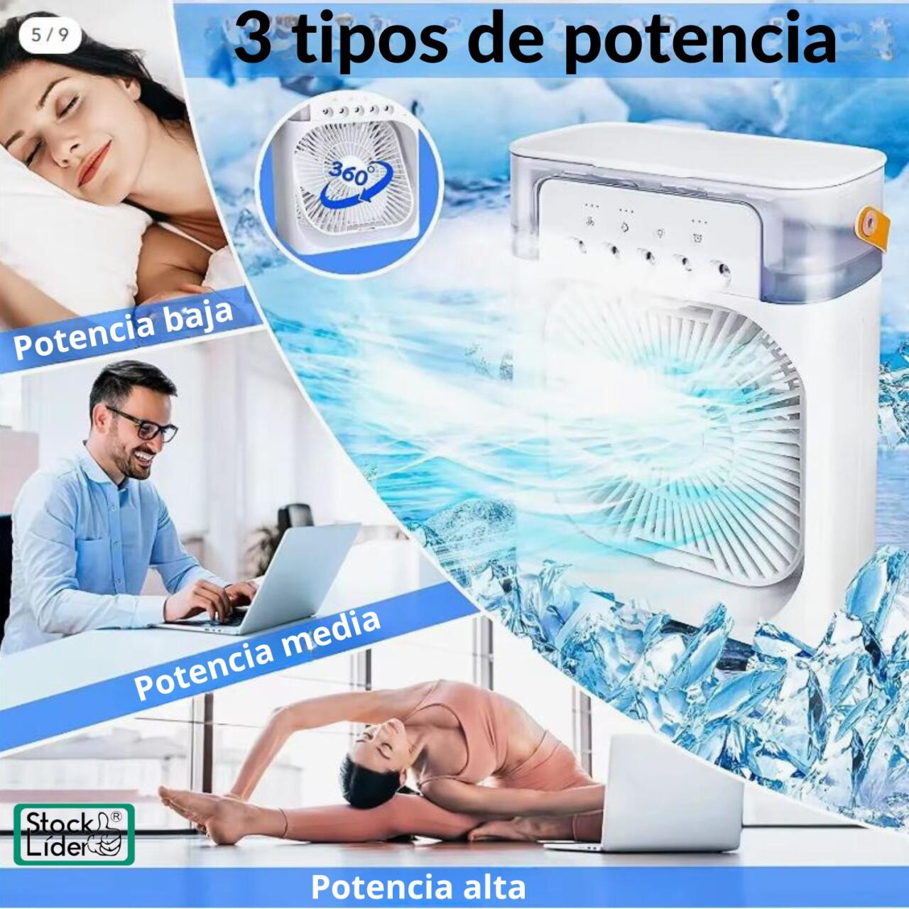 Ventilador AIR FRESH + Ventilador de Cuello de REGALO