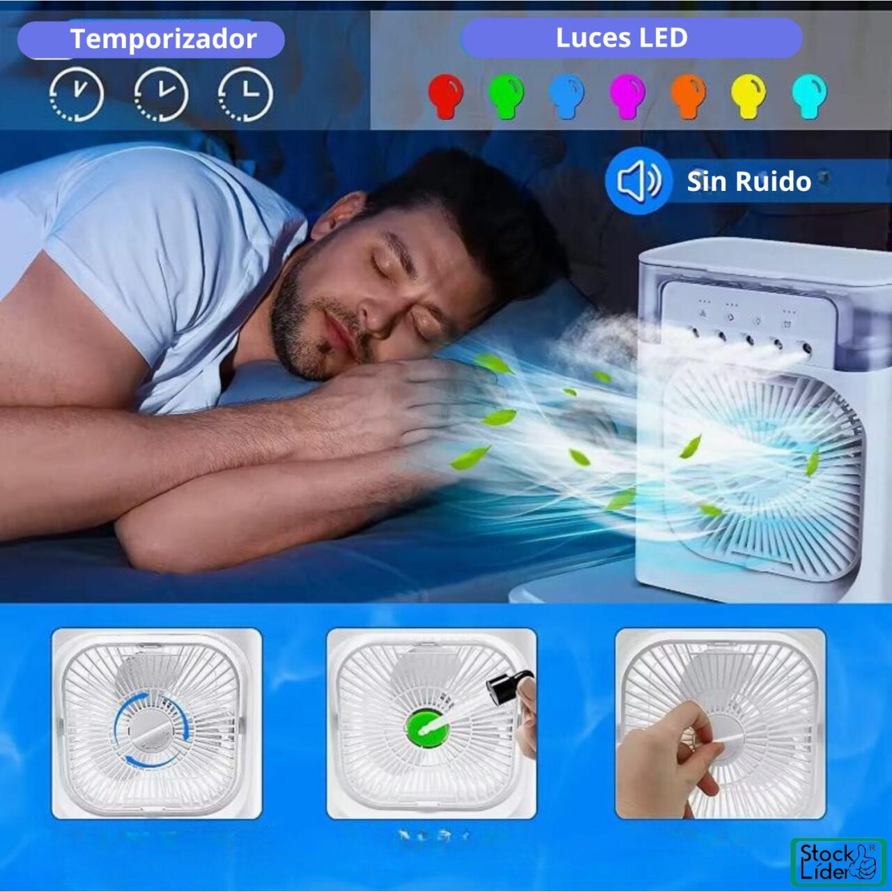 Ventilador AIR FRESH + Ventilador de Cuello de REGALO