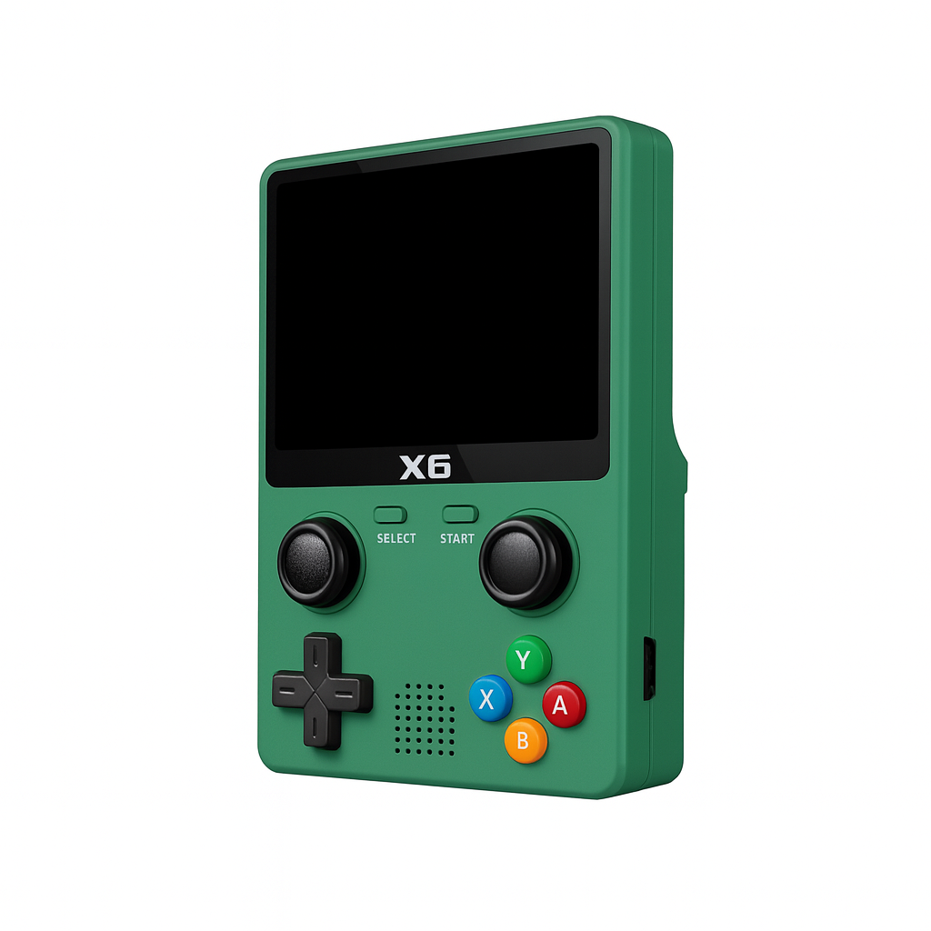 GameMemories X6™ – Consola Retro + Funda Protectora