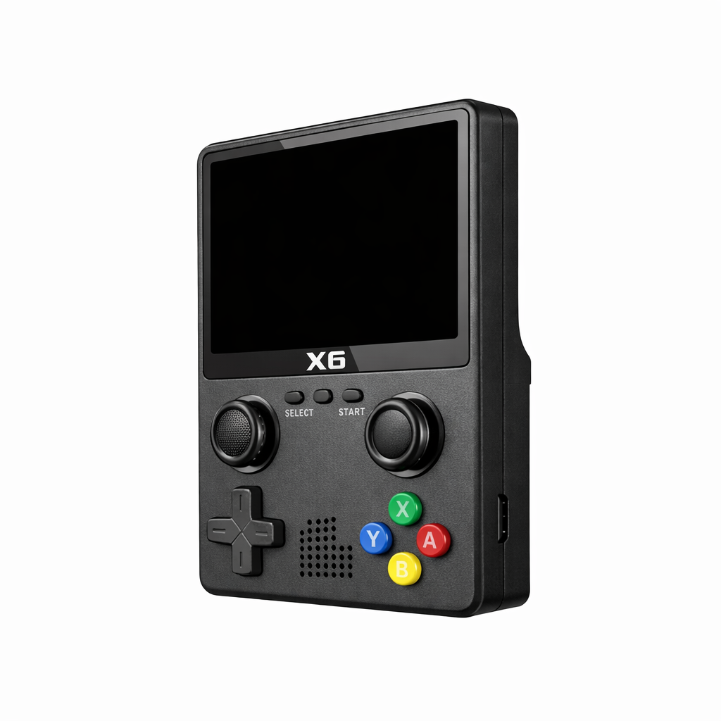 GameMemories X6™ – Consola Retro + Funda Protectora